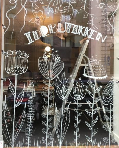 Vinduesdekoration, tegne på vinduer, window art, vinduesmaleri, vindueskunst
