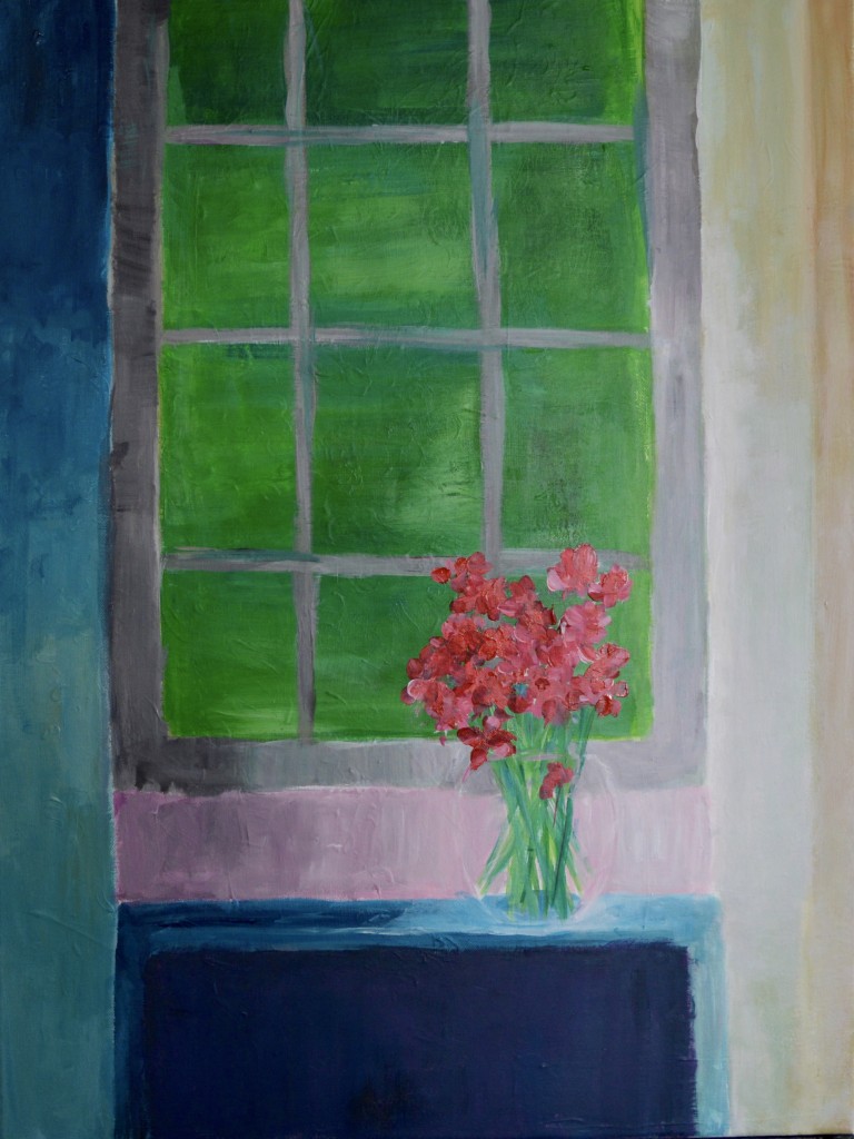 maleri, blomstermaleri